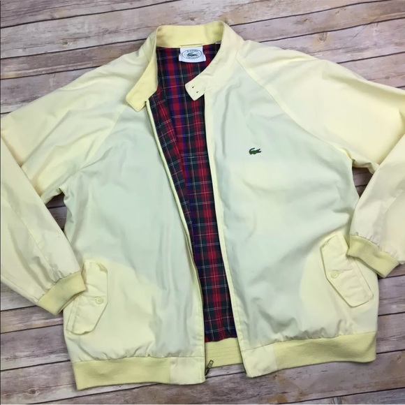 lacoste yellow jacket